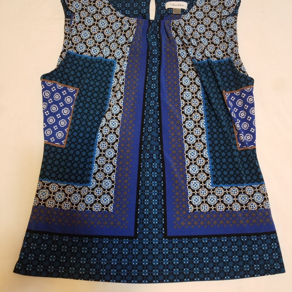 Calvin Klein Sleeveless Top Boho Large